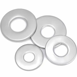 M6 Washers 60 Pieces, Czkonore Stainless Steel Washers DIN 9021 A2/V2A, Flat Washers & Body Washers for Screws, Nuts, Threaded Rods