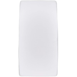 Meyco Baby Molton Fitted Sheet for Junior Bed (Fitted Sheet made of 100% Cotton with PU Underlayer, Waterproof & Moisture Absorbent, Breathable & Comfortable, Size: 70 x 140 cm), White