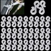 Weysoo Gutter Hooks, 120 Pcs Gutter Clips for Christmas Lights,