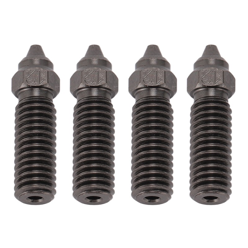 4Pcs Extruder Nozzles for CR K1 Hardened Steel Smoothing Durable
