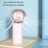 Hand Fan 3 Gear Adjustable USB Charging Cute Mini Handheld