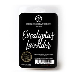 Milkhouse Candle Company, Eucalyptus Lavender, Creamery Collection Soy Wax Fragrance Melts, 5.5 Ounce