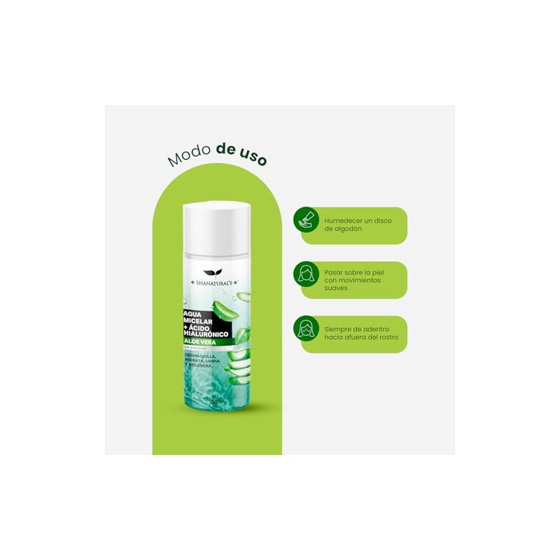 AGUA MICELAR A.HIALURONICO/ALOE 250 ML