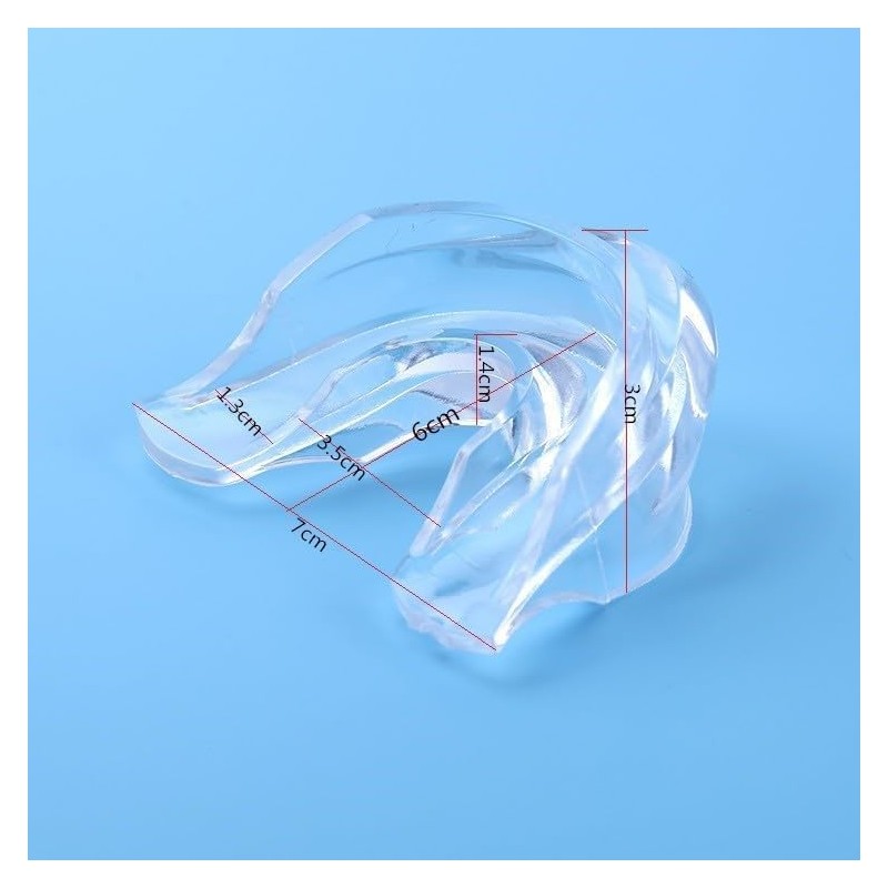 Bandejas dentales protectoras de silicona para brackets, multifuncionales, con clip