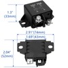Weasch 2Pack 0332002168 Normal Open Power Relay, 12V 75A, Applies