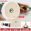 GADLANE Polishing Wheel - 6pcs Polishing Pads, Buffing Wheel For