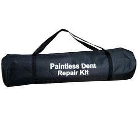 SOTRLO Paintless Dent Repair Tools Bag for Dent Removal Rods with Awl Head Dent Hail Repair Tools Paintless Dent Removal Kit Car Auto Body Dent Removal of Hail Dents and Door Ding (Package4)