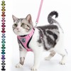 PUPTECK Cat Harness and Leash Set Escape Proof Reflective Cat