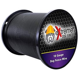Professional Electric Dog Fence Wire - Heavy Duty Direct Ground Burial Rated Perimeter Wire - Stands Up to The Elements on Any Wired Underground Dog Fence - 1000 Feet Improved 18 Gauge