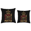 BBQ Char Master Crowned Grill Expert Throw Pillow