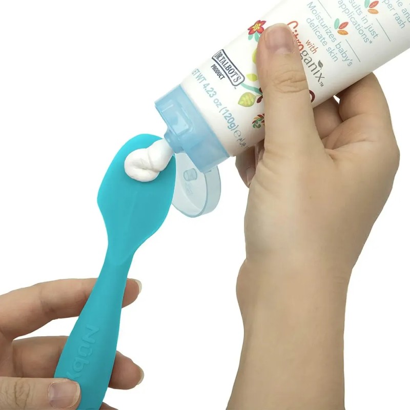 Dr. Talbot De Silicona Diaper Cream Cepillo Con Succión Base