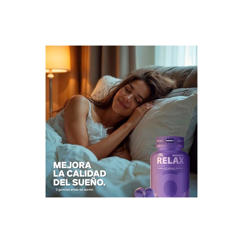 Migomita RELAX ADULTO | 60 Gomitas para dormir | Sin