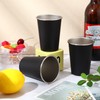 10 Packs Stainless Steel Cups Unbreakable 12 oz Metal Cup