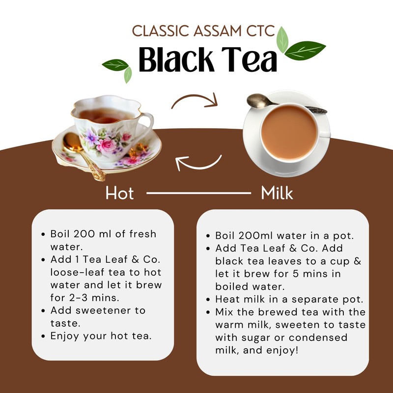 Tea Leaf & Co. Assam CTC Black Tea Rich and
