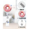 IAMRAVER 2 Pack Retractable Badge Holders Cute Badge Reel Badge