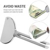 2Pcs Silver Stainless Steels Metal Tube Squeezer Keys Salon Toothpaste