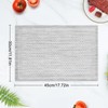 Privalace 18 x 12 inch, Set of 6 PVC Woven