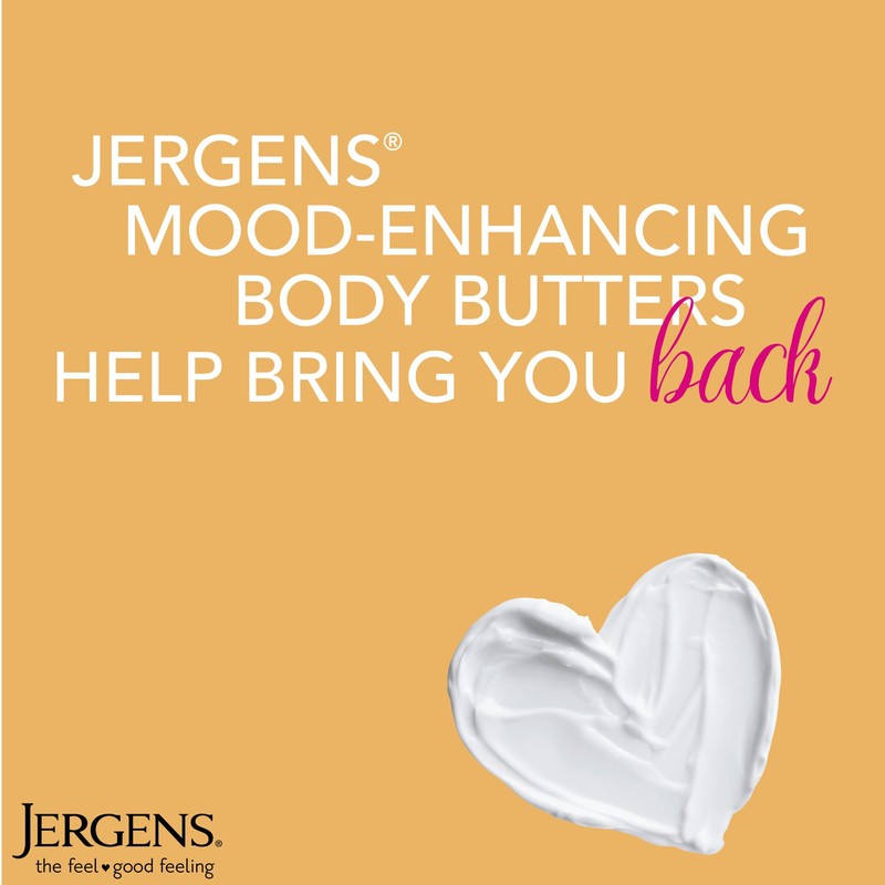 Jergens Sweet Citrus Body Butter, Hand and Body Lotion, Moisturizer