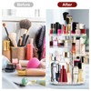 Makeup Organizer 360 Rotating Cosmetic Organizer DIY Adjustable Makeup Carousel