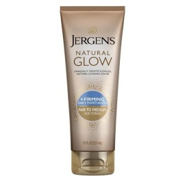 Jergens Natural Glow +Firming Self Tanner Body Lotion, Fair to Medium Skin Tone