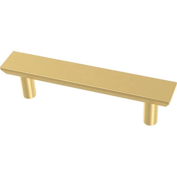Franklin Brass Bayview Brass Simple Chamfered Pull, Cabinet Handles and Drawer Pulls for Kitchen Cabinets and Dresser Drawers, 3 Inch (76mm), P40844K-117-C, Cabinet Hardware, 10 Count(Pack of 1)
