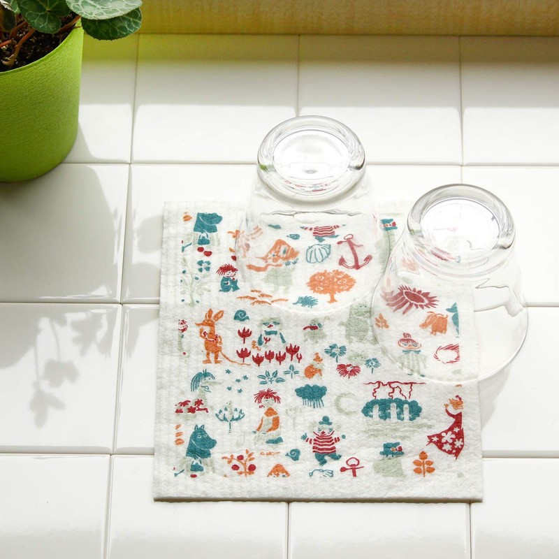 Eoct Econfort House Sponge Wipe, Friends of the Moomin Valley,