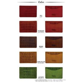 Lotterano Italian Leather Pass Case, Commuter Card Case, Men's, Women's, Genuine Leather, Made in Japan, Thin, Navy