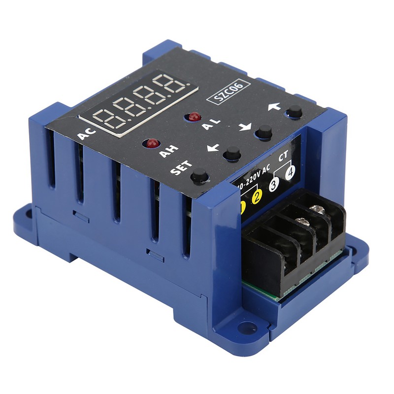 SZC06 AC Digital Ammeter 0.3‑50A Measure Range Upper Lower Limit