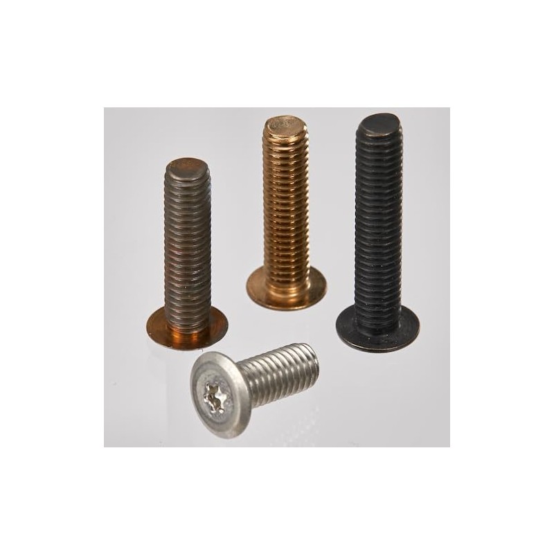 Trusco B183-0206 Hex Lobe Ultra Low Head Screws, Stainless Steel,