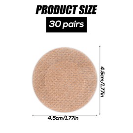 60pcs/30 Pairs Nipple Covers for Men, Invisible Running Nipple Covers Anti-Chafing Nipples Tapes Disposable Protector for Tanning Beds Sports Gym Daily Wear