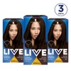 Schwarzkopf Live Colour + Moisture Brown Hair Dye, 3 Pack