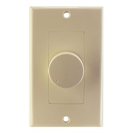 100W Impedance Matching Rotary Volume Control with White, Almond & Ivory Plates
