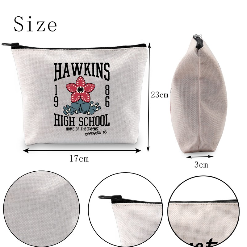 Hawkins High School Gift Demogorgon Gift TV Show Inspired Cosmetic