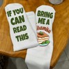 Bring Me a Tiramisu Socks – Funny Dessert Crew Socks