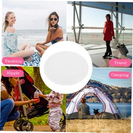 IWOWHERO 60pcs Round Makeup Remover Pads Microfibre Face Cloth Soft Makeup Cotton Pads for Cleansing Removal Sides Home Care