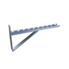 Electro Zinc Plated Wire Mesh Cable Tray Bracket, Silver Steel,