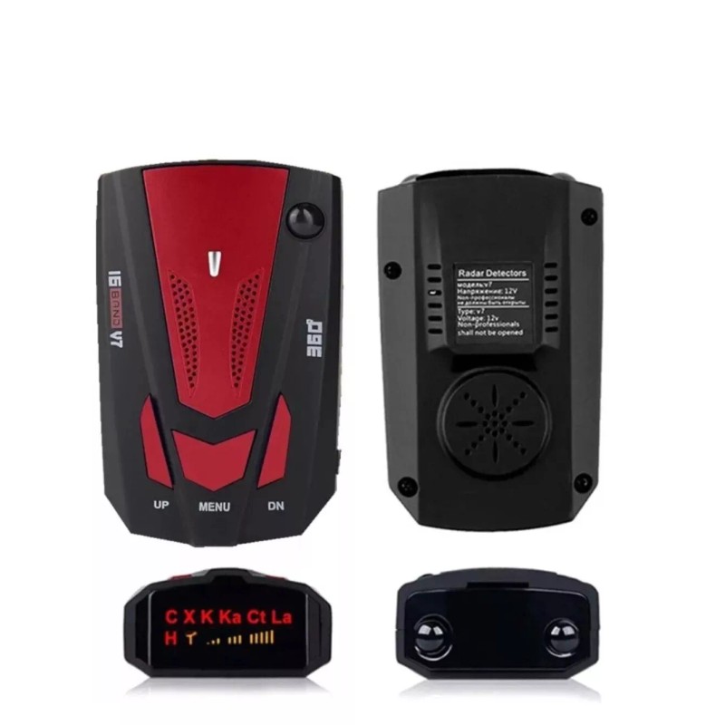 Unbranded 16-Band 360° Vehicle Radar Detector Full-Frequency Speed Radar Warning