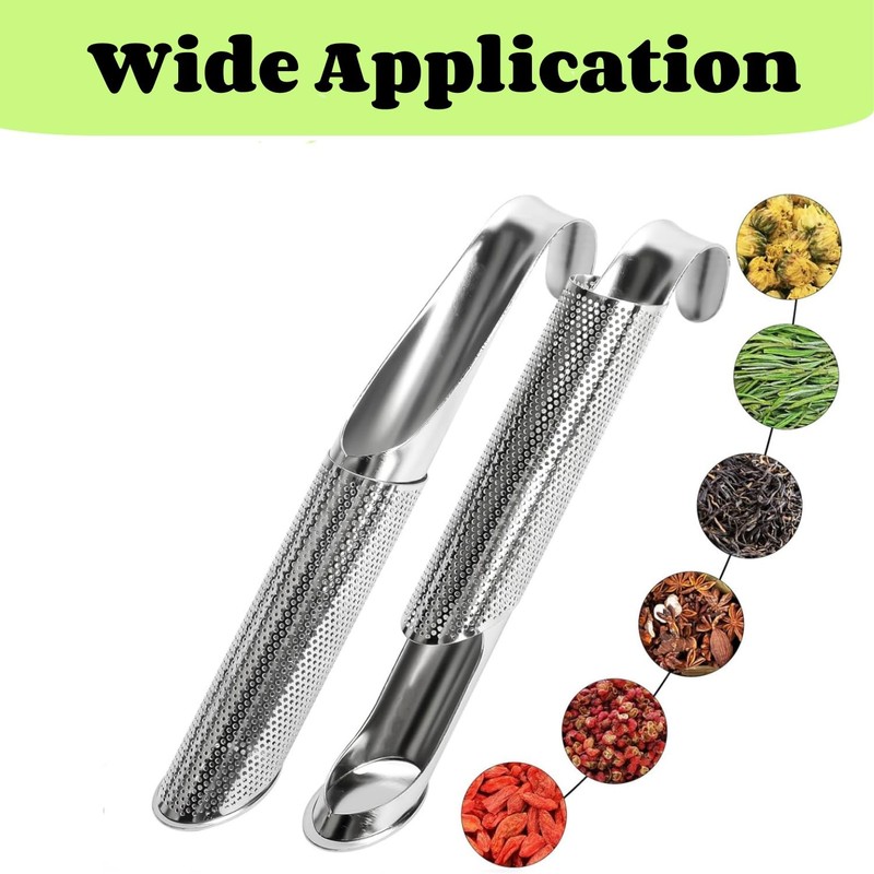 Stainless Steel Tea Strainer, Set of 2 Fine Mesh Tea