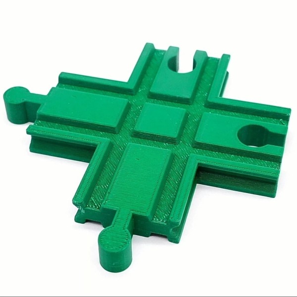 Generic Green 4-Way Track for Brio Lillabo Bigjigs IKEA Wooden