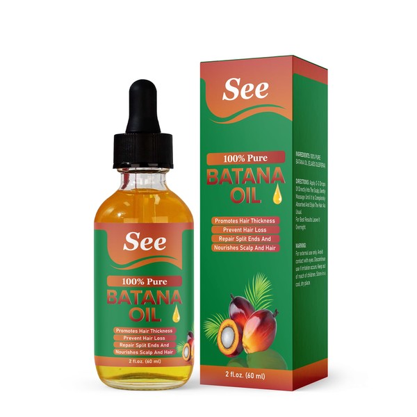 100% Pure & Organic Batana Oil For Hair Growth,Thicker, Stronger