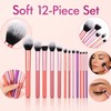 12pcs Makeup Brush Set for Face & Eyes - Soft