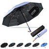 DryDay Umbrella Travel Umbrellas for Rain - Large 46" Windproof