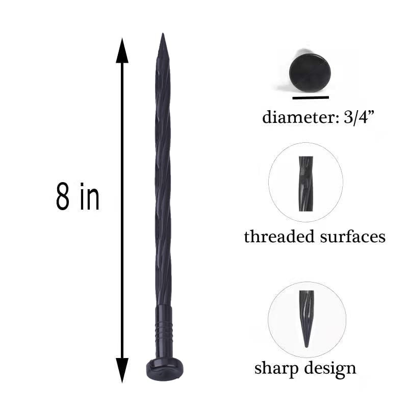 Landscape Edging Spikes, 8 inch Edging Spikes for Landscaping, Flower