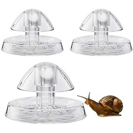 Zeromall Snail Catcher, Snail Trap Catcher Plastic Leech Planarian Pest Catch Box for Aquarium Fish Plant Tank(3 PCS/3.15inch)