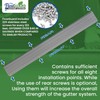 FlowGuard USA Made Professional DIY 6 Inch 50-Year Gutter Cover