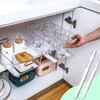 CroBlissful 4 Pcs Adhesive Sliders for Cabinets Pull Out Drawer