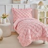 DuShow Princess Toddler Bedding Set for Girls,4 Pieces Ruffles Toddler