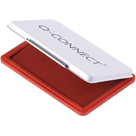 Q-Connect Medium Stamp Pad Red
