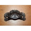 Antique Victorian Cast Iron Detailed Bin Apothecary Cupboard Drawer Pull