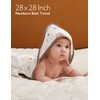 Momcozy Baby Towel with Hooded-2 Pack Soft Bath Towel Set-Shower